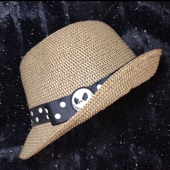 Disneys The Nightmare Before Xmas Straw Fedora NWT - Picture 2 of 6